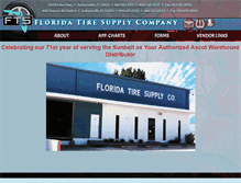 Tablet Screenshot of floridatiresupply.com